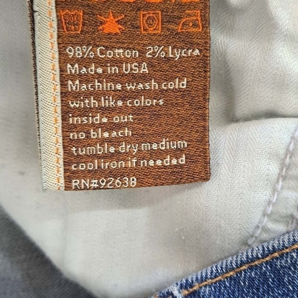 Fossil Women's Size 27 Boyfriend Distressed Denim Jeans 8" Rise Western Cowgirl - Picture 6 of 14